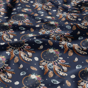 Dětská bavlněná látka metráž Lovec snů na Modrém