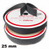 Hook and Loop Tape Set, color graphite, 25 mm, package 25 m