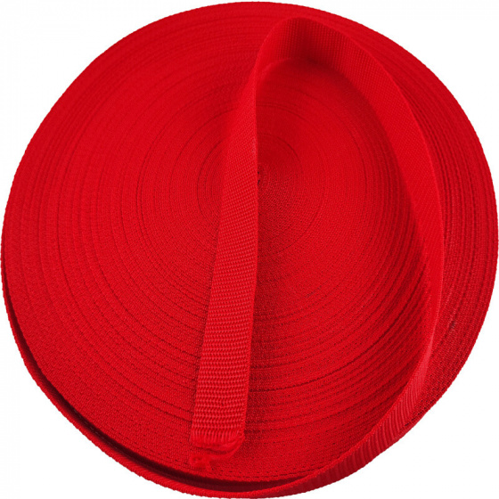 Polypropylene strap 25 mm red (pack of 50 m)