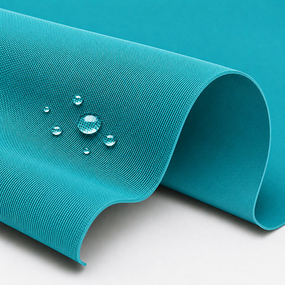 Nepromokavá látka Kodura PVC zátěr 600D, 360 g/m², šíře 150 cm, tyrkysová