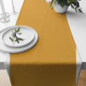 Jednobarevná bavlněná látka, 125 g/m², šíře 160 cm, hořčicová
