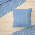 Children's cotton fabric 100% cotton, 125 g/m², width 160 cm, white stars on blue