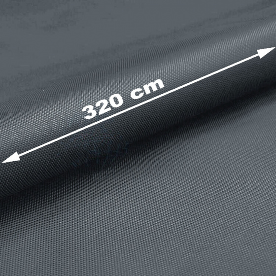 Water-repellent Oxford fabric with Teflon finish, 165 g/m², width 320 cm, graphite