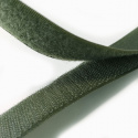 Pásek na suchý zip Háček a Smyčka set, barva khaki 20 mm balení 25 m