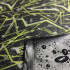 Waterproof fabric Kodura PVC coating 600D, 360 g/m², width 150 cm, abstract green