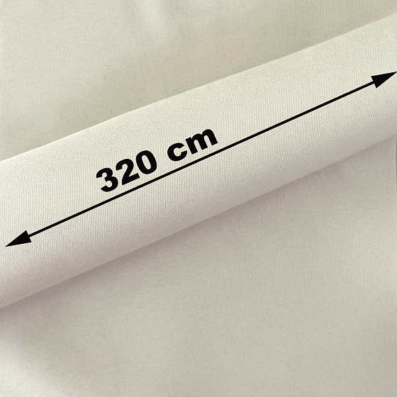 Vodu odpuzující oxfordová látka s teflonovou úpravou, 165 g/m², šíře 320 cm, kremová