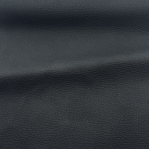 Ekokůže Largo Black, pevná potahová látka s výraznou strukturou, metráž