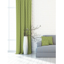 Velvet upholstery fabrics with print, Cubes on Green