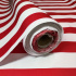 Outdoor fabric Pergola (Oxford), 200 g/m², width 160 cm, white-red stripes 5 cm