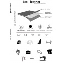 Eco-leather Standard faux leather by the meter, 480 g/m², width 145 cm, black