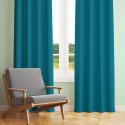 Solid-colored cotton fabric, 125 g/m², width 160 cm, dark turquoise