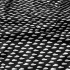 Cotton fabric 100% cotton, 125 g/m², width 160 cm, white cloud on black