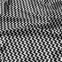 Decorative children's cotton fabrics, by the meter. Zigzag black