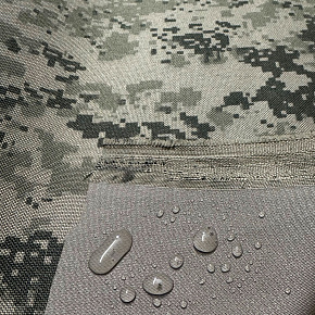 Nepromokavá látka Kodura PVC zátěr 600D, 360 g/m², šíře 150 cm, pixel titan