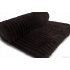 Látka mínky proužky, 300 g/m², šíře 160 cm, metráž, černá