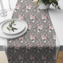 Cotton duvet cover with zipper, color Gray, 140x200 cm