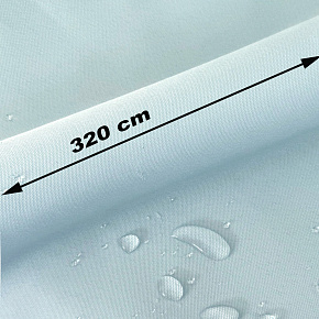 Vodu odpuzující oxfordová látka s teflonovou úpravou, 165 g/m², šíře 320 cm, světle modrá
