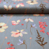 Cotton fabric 100% cotton, 125 g/m², width 160 cm, yellow flowers on grey