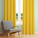 Solid-colored cotton fabric, 125 g/m², width 160 cm, yellow