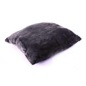 Velvet Pillowcase in Graphite Color, 40x40cm