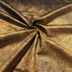 Velvet upholstery fabric INFINITY 8 Amber 1.4 m x 0.55 m