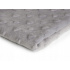Látka minky srdička, 320 g/m², šíře 160 cm, metráž, světle šedá