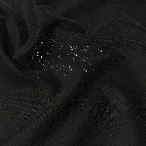 Vodoodpudivá látka Oxford s PU zátěrem, 200 g/m², šíře 160 cm, černá