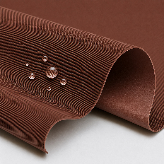 Waterproof fabric Kodura PVC coating 600D, 360 g/m², width 150 cm, brown