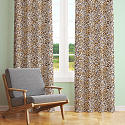 Cotton fabric 100% cotton, 125 g/m², width 160 cm, brown leopard