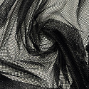Polyester elastic mesh Black, 2x2mm mesh