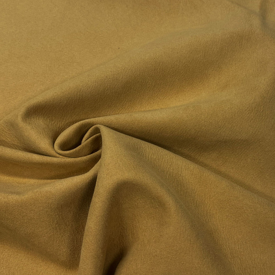 Eco-leather Diva Mustard, water-repellent upholstery fabric, by the meter