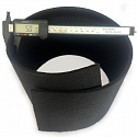 Technický filc 5 mm barva Černá, šířka 150 cm