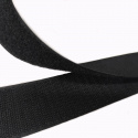 Pásek na suchý zip Háček a Smyčka set černý 50 mm balení 25 m
