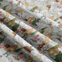 Christmas cotton fabric, by the meter, width 160 cm, Christmas time