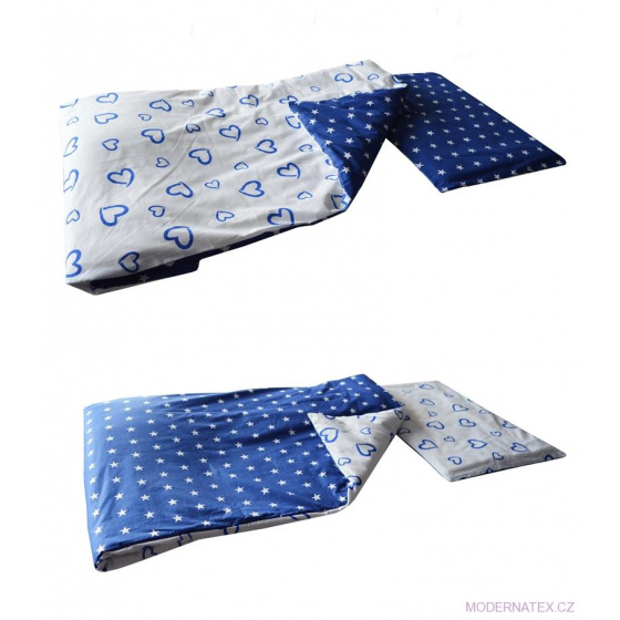 2-piece crib bedding STARS color dark blue