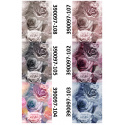 Velvet upholstery fabrics with print, Pale Pink Roses
