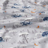 Christmas cotton fabric, by the meter, width 160 cm, Village