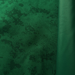 Nepromokavá látka Kodura PVC zátěr 600D, 360 g/m², šíře 150 cm, pixel zelený