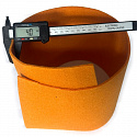 Technický filc 3 mm barva Oranžová, šířka 150 cm