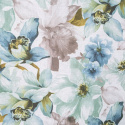 Rideaux motifs Bella couleur bleu 140 x 250 cm 
