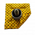Sedák-40x40x2-cm-Černá-tečka-na-Zlutém