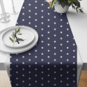 Children's cotton fabric 100% cotton, 125 g/m², width 160 cm, white stars on blue