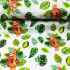 Cotton fabric 100% cotton, 125 g/m², width 160 cm, lemur on white