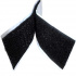 Black hook and loop tape with adhesive 2x10 cm, width 50 mm