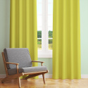 Solid-colored cotton fabric, 125 g/m², width 160 cm, lemon