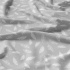 Decorative cotton fabric, by the meter, Feathers White on Gray