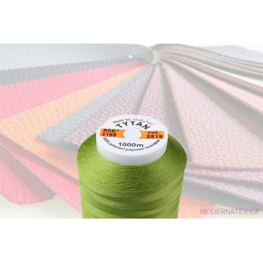 Upholstery sewing thread TYTAN 60E 1000 m green color 2519