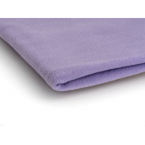 Polar fleece látka 200 g/m², šířka 150 cm, světle fialový, metráž