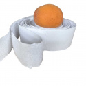 White adhesive hook and loop tape, length 50 cm, width 50 mm