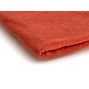 Polar fleece látka 200 g/m², šířka 150 cm, rudý, metráž